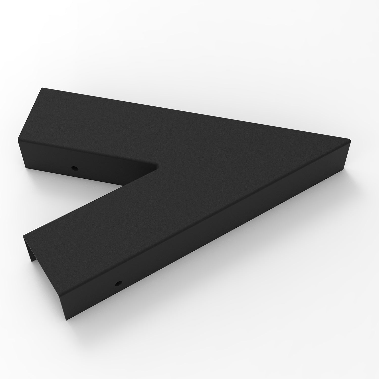 Giunto Angolo 45 Gradi Serie Snodo Metallo Nero Opaco