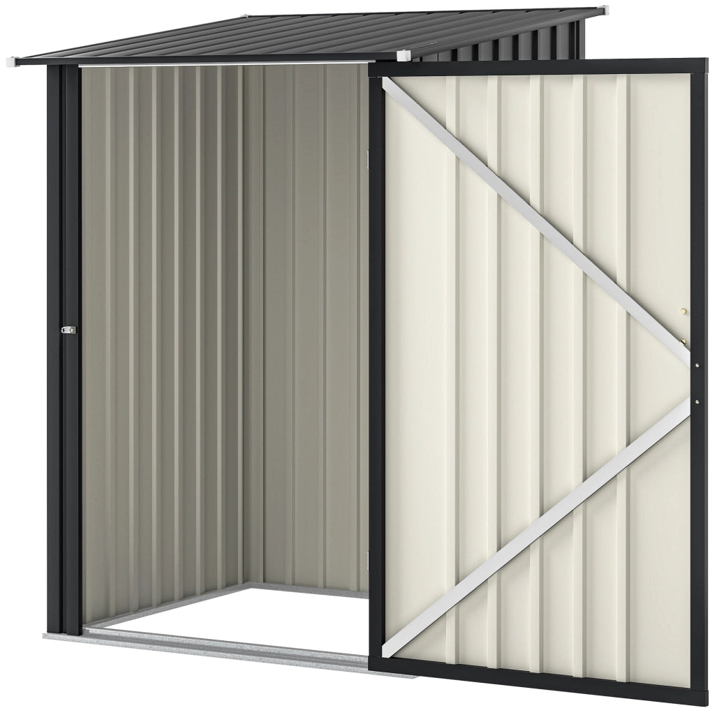 Casetta da Giardino ¨C Zephmum ¨C Grigio 100x104x160 cm