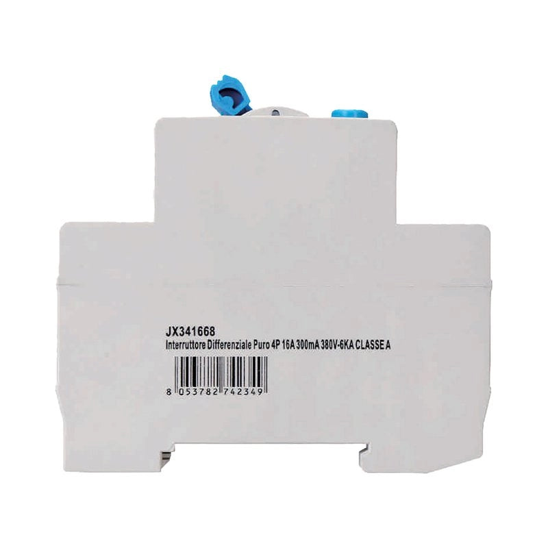 ETTROIT RCCB Interruttore Differenziale Puro Tipo A 3P+N 4M 6000A 300mA 16A AC 400V IP20 IEC61008-1