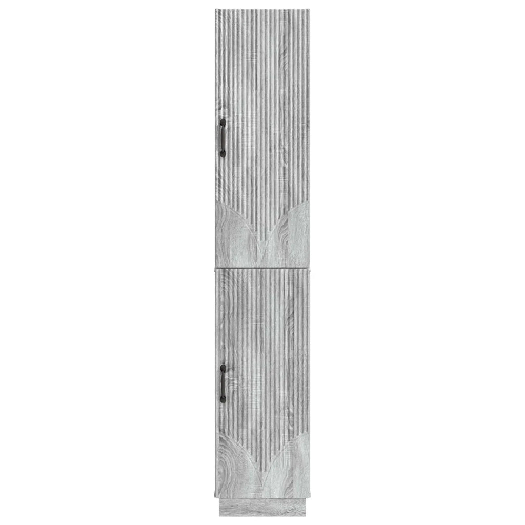 Set di armadi 2 pcs Sonoma grigio Legno ingegnerizzato 3416796