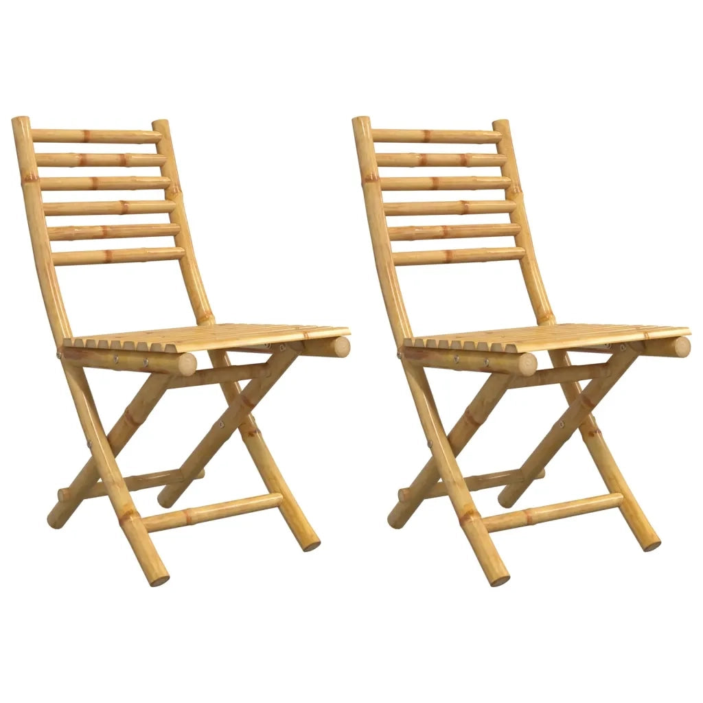 Sedie da Giardino Pieghevoli 2 pz 43x54x88 cm in BambÃ¹