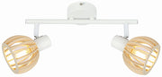 Candellux Atarri 92-68088 plafoniera bianco/legno 2xE14