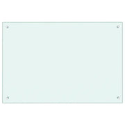 Paraschizzi per Cucina Bianco 90x60 cm in Vetro Temperatocod mxl 97224