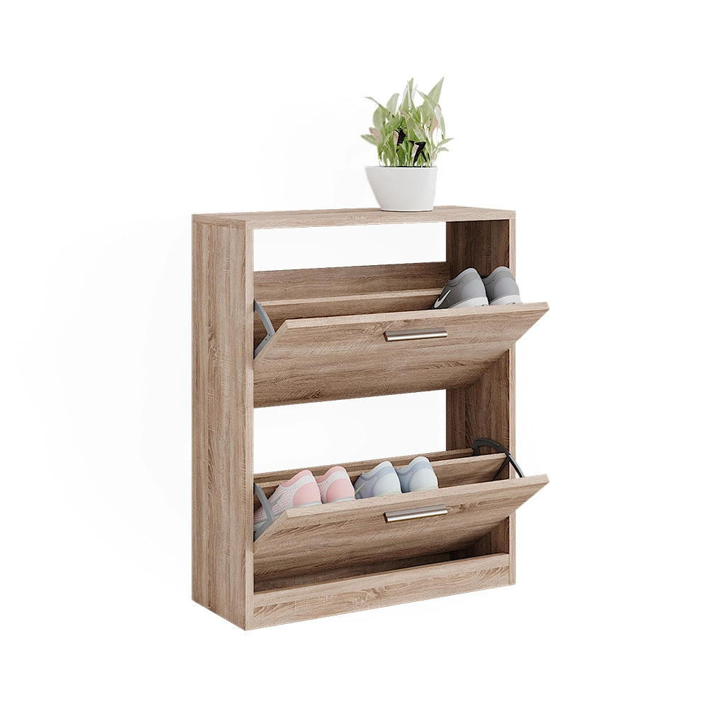 Vicco Mobile porta scarpe Sonoma 59 x 72.5 cm 2 scomparti