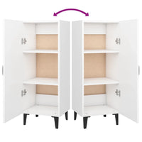 Credenza Bianca 34,5x34x90 cm in Legno Multistrato 812330