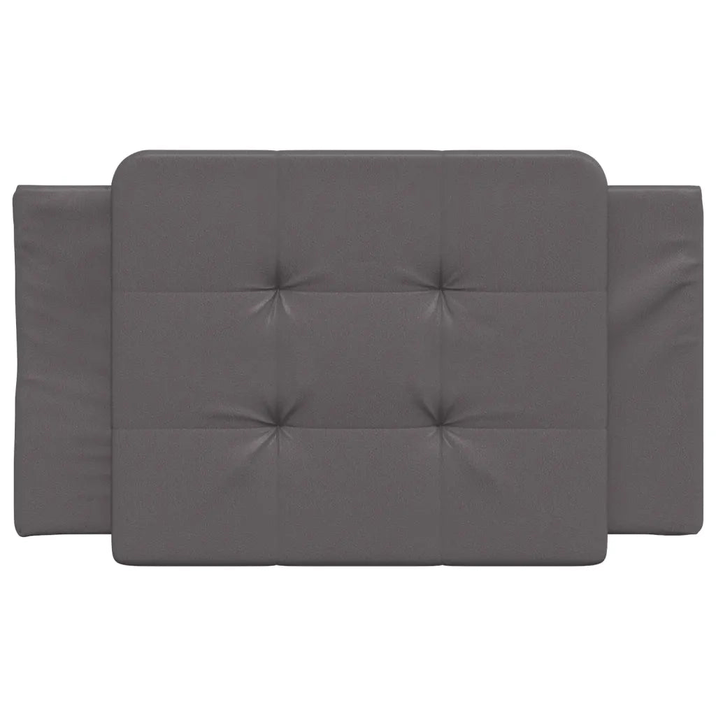 Cuscino Testiera Zadar Grigio 90 cm in Similpelle 374839