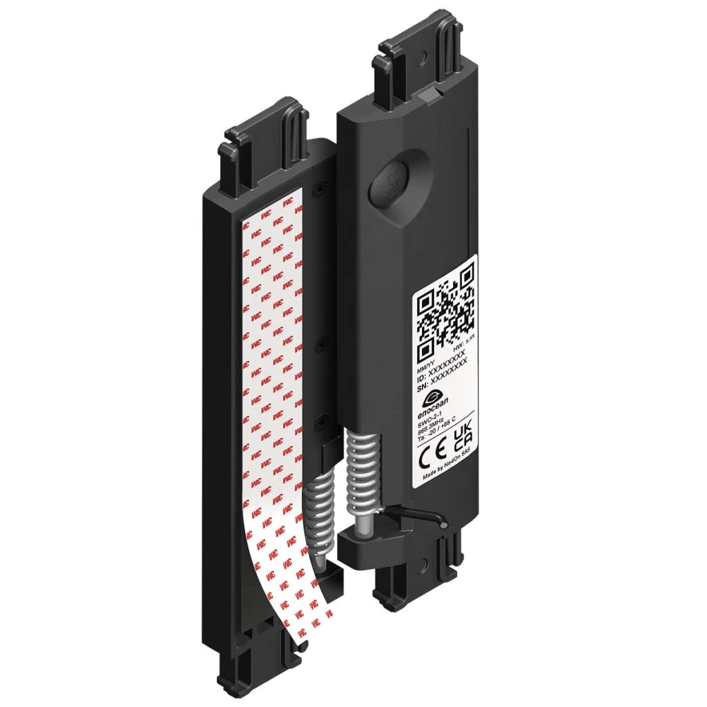 Sensore di apertura invisibile senza batteria compatibile con EnOcean IPX3 Nero NODON