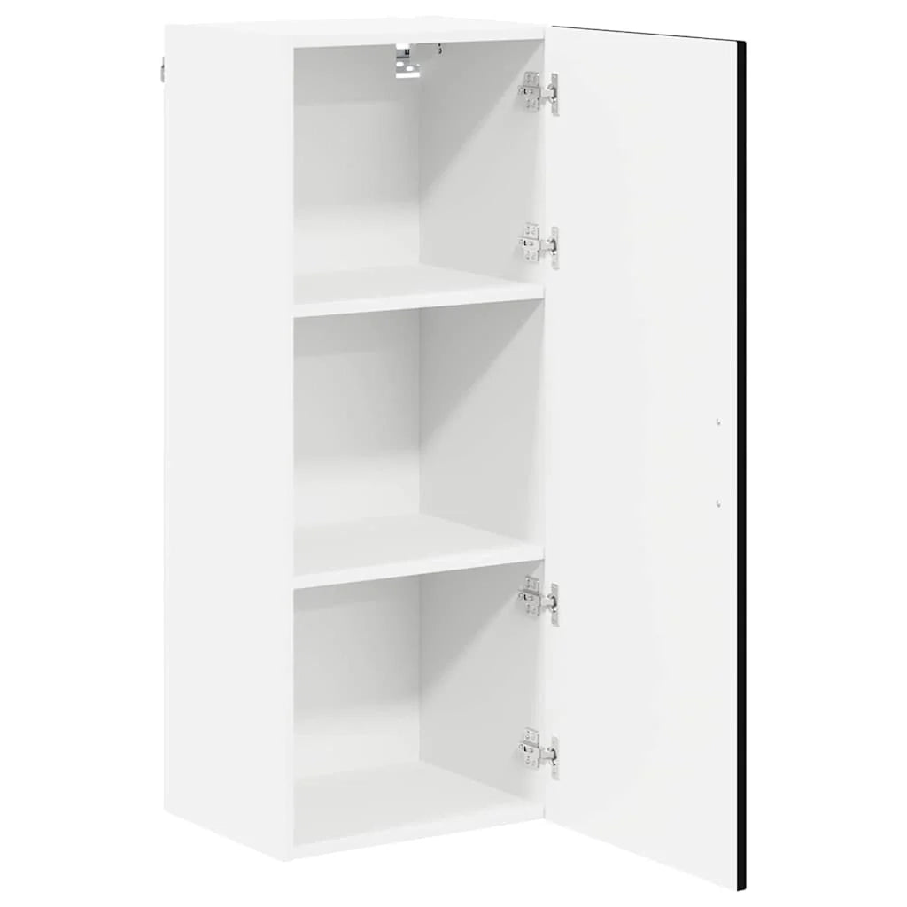Mobile da cucina moderno con pratico spazio contenitivo 40 x 31 x 100 cm realizzato in legno composito nero 02_0054133
