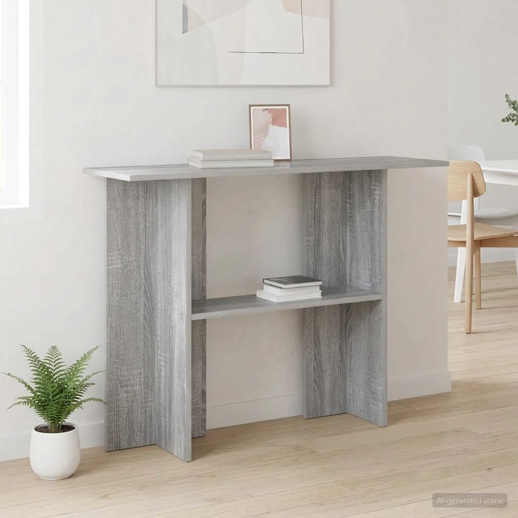 Tavolo consolle Grigio Sonoma 100 x 30 x 75 cm