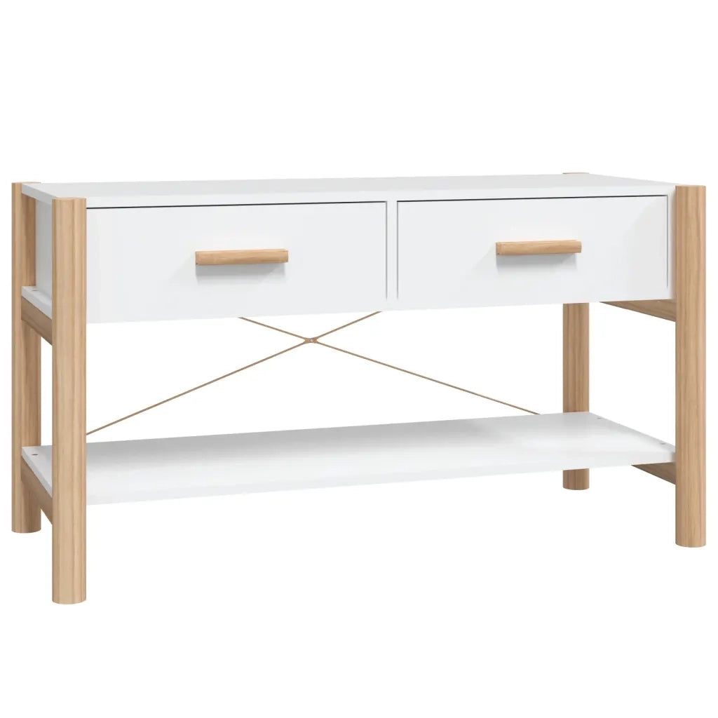 Mobile Porta TV Bianco 82x38x45 cm in Legno Multistrato 345660