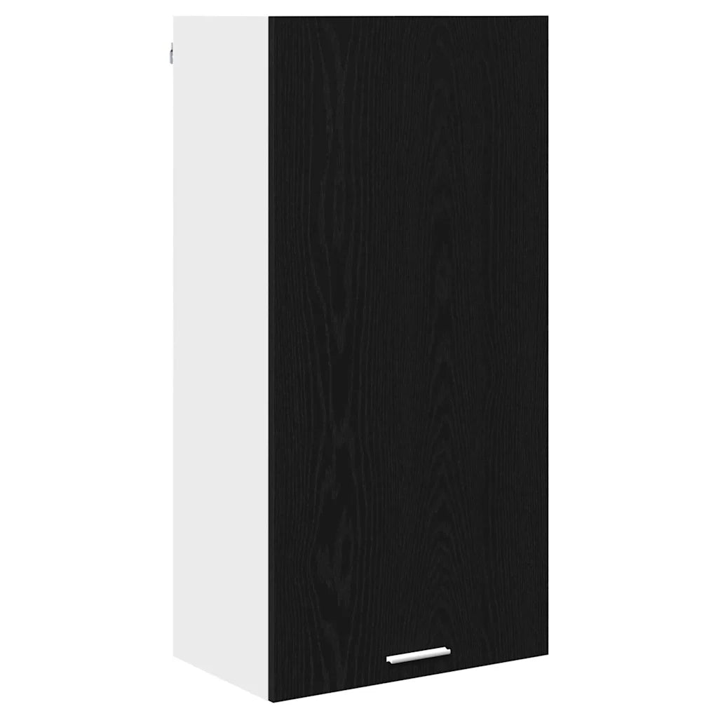 Armadio pensile con porta Rovere Nero e Bianco 50 x 31 x 100 cm 884347