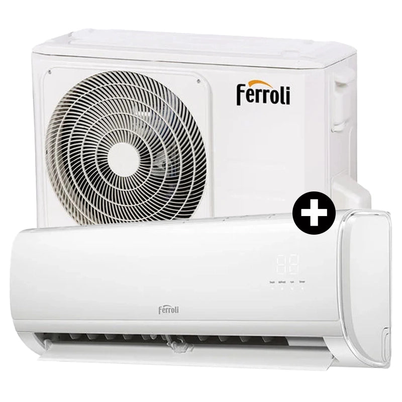 FERROLI GIADA S (2CP001LF+2CP001HF) - CONDIZIONATORE 9000 BTU - INVERTER - GAS R32 - CONTROLLO WI-FI - CLASSE A+/A++