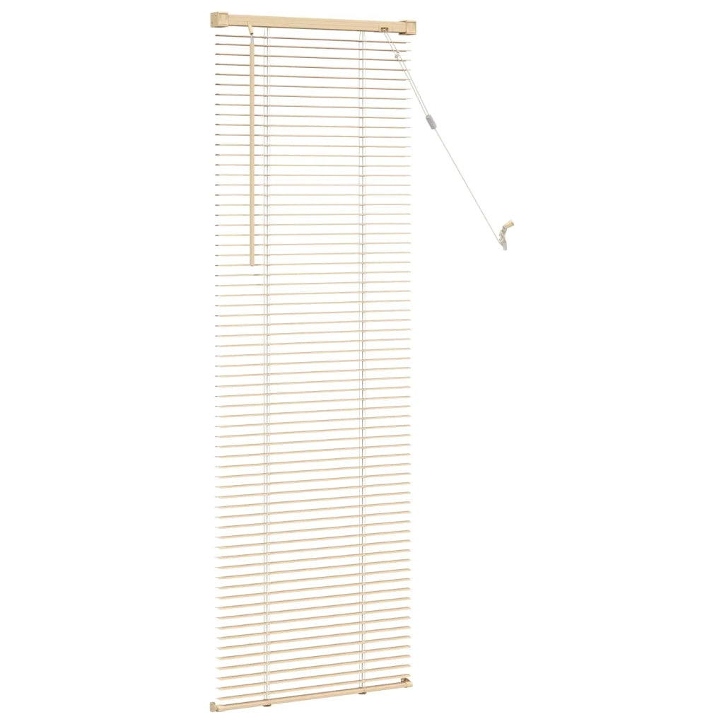 Tenda Veneziana Marrone Chiaro con Motivo 150 x 50 cm PVC 42003759