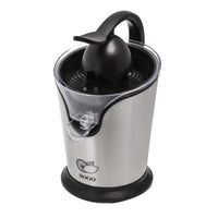 SOGO Estrazione Succo con Manico a Pressione 85W, Corpo Inox, 2 Coni, Funzione Start/Stop, Design Elegante e Silenzioso