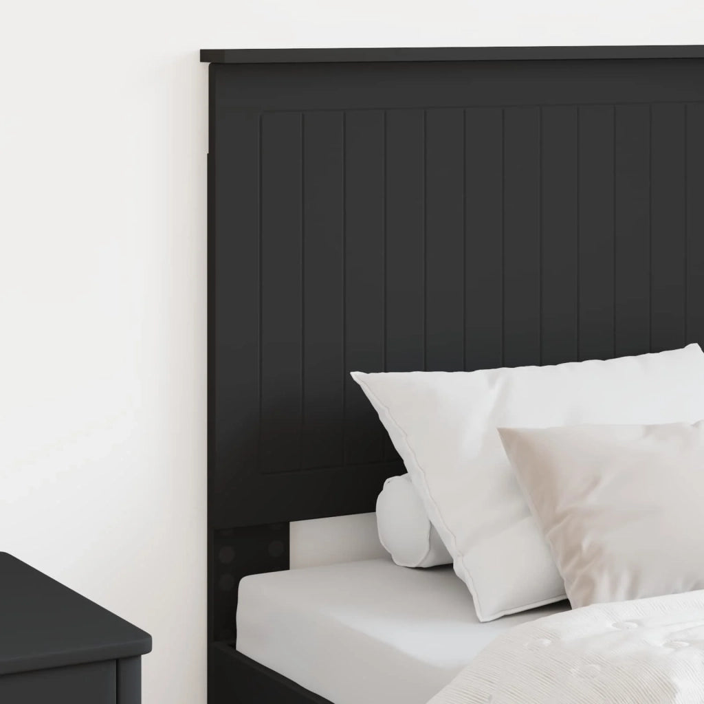 Testiera | Testata con Testiera | Testata Rovere Nero 80 cm Legno multistrato