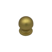 Pomolo fisso per porta SAGUATTI 169/50FB in alluminio oro satinato