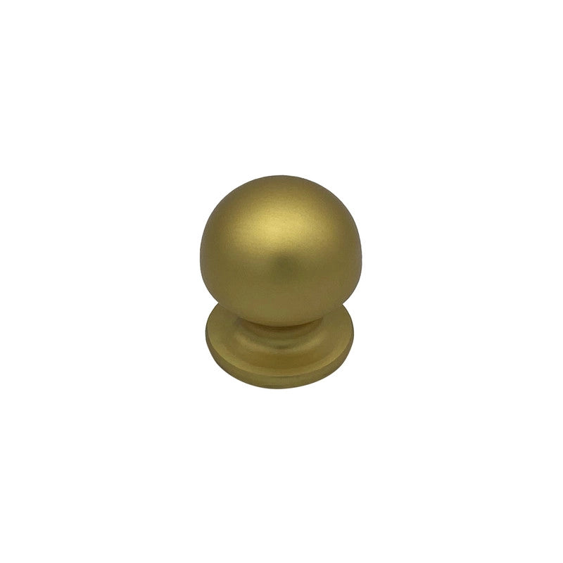 Pomolo fisso per porta SAGUATTI 169/50FB in alluminio oro satinato