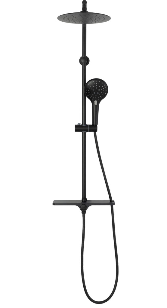 Set Doccia Con Termostato Rea Mike Black