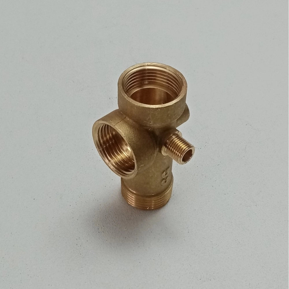 Raccordo 5 vie ottone da 1 per 92mm per autoclave e pressione acqua