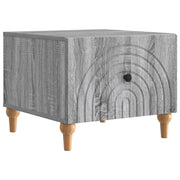 Tavolino da salotto con cassetto Grigio Sonoma 49 x 50 x 40 cm