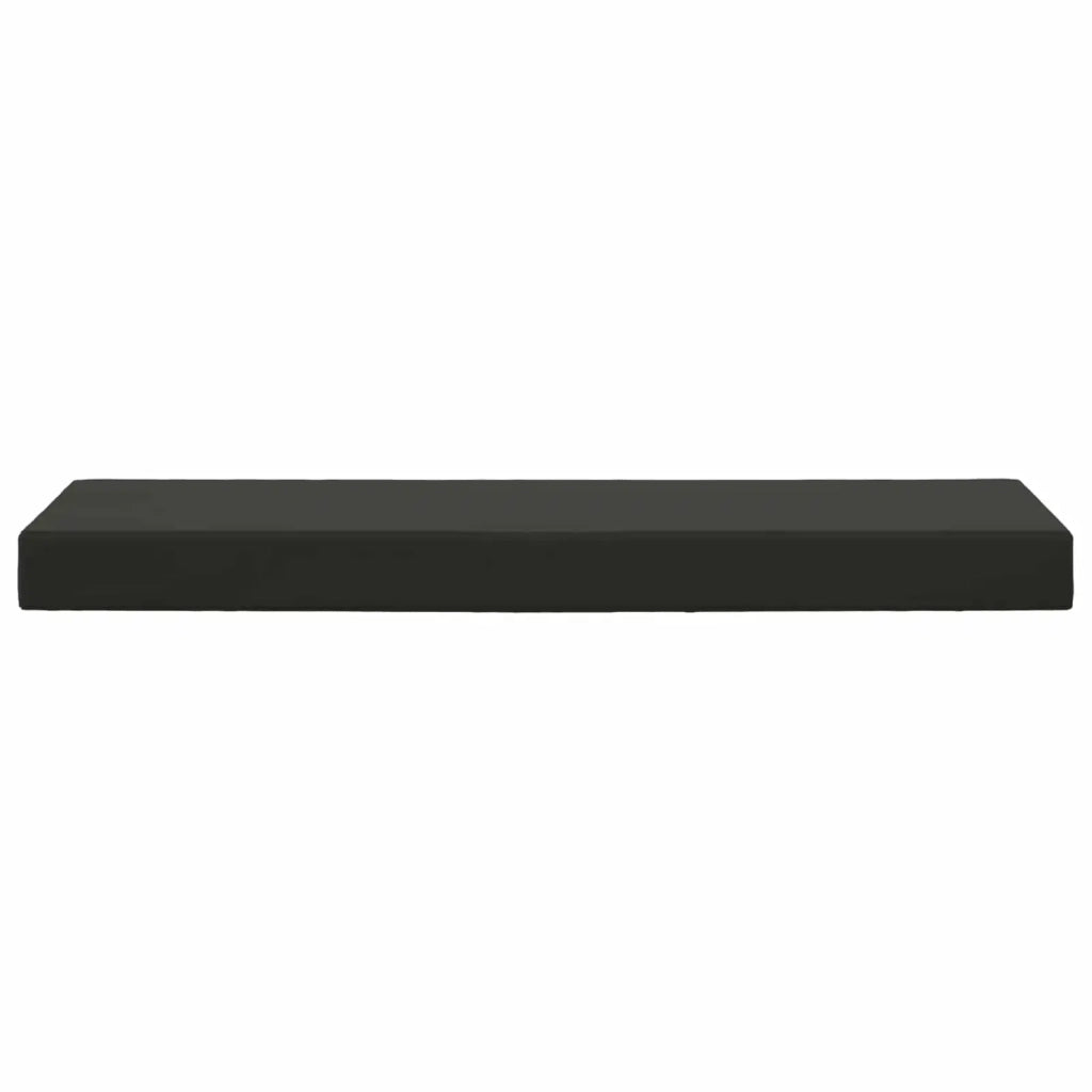 Cuscino da Sedia Esterno Nero 111,5 x 40 x 8 cm 100% Poliestere