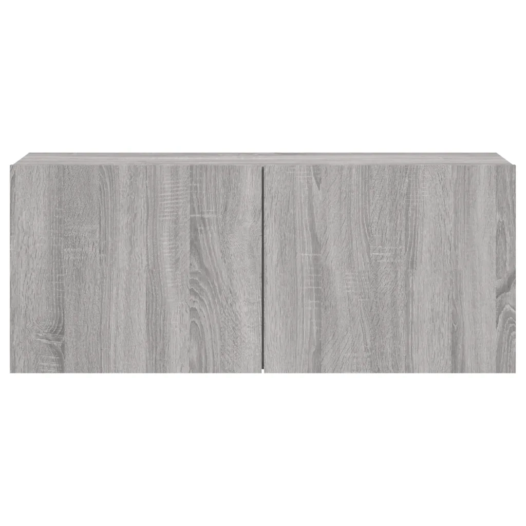 Mobile TV a Parete-Mobile TV a Muro Grigio Sonoma 100x30x41 cm