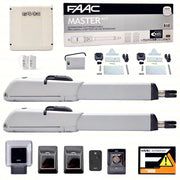 FAAC MASTER KIT 415 230V AUTOMAZIONE CANCELLO BATTENTE BATTENTI ANTA 104415445