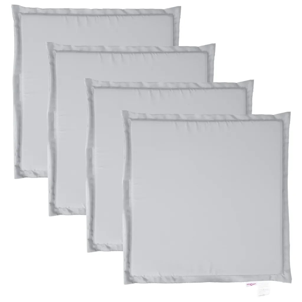 Imbottitura per Seduta Giardino 4pz Grigio Chiaro 45x45x2 cm 847727