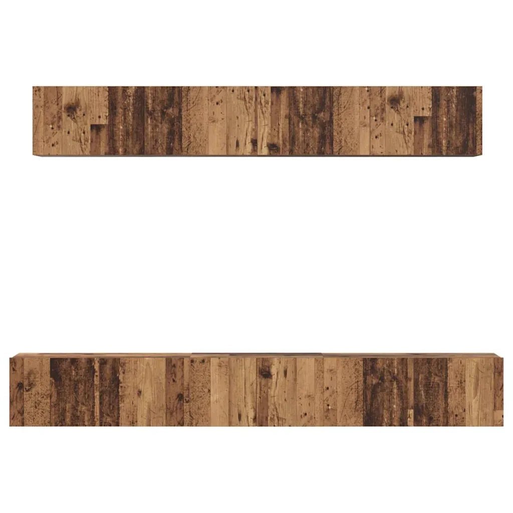 Set mobile TV 5 pcs Legno vecchio Legno multistrato 3393384