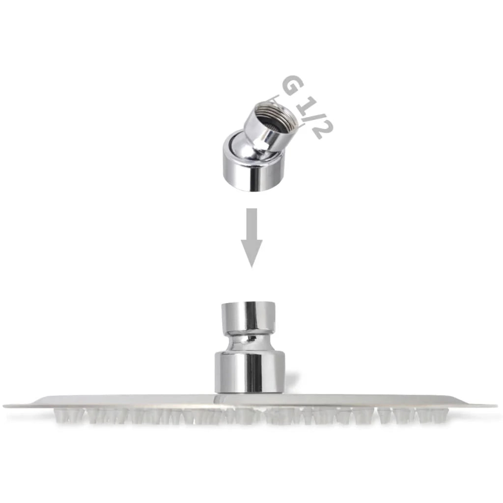 Soffione doccia tondo in acciaio inox a immersione 20 cm 02_0003098