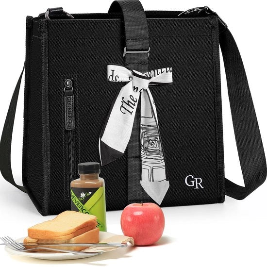 Borsa da Picnic per Donne 2025 Nuova Borsa da Pranzo per Bambine e Ragazze Isolata Botanica Flexibile Opportuna Borsa da Pranzo Bento Ideale per Scuola/Trasporto/Lavoro/Picnic/Regalo