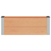 Fioriere | Cassetta per fiori | Letto rialzato da giardino Marrone 100 x 30 x 36 cm