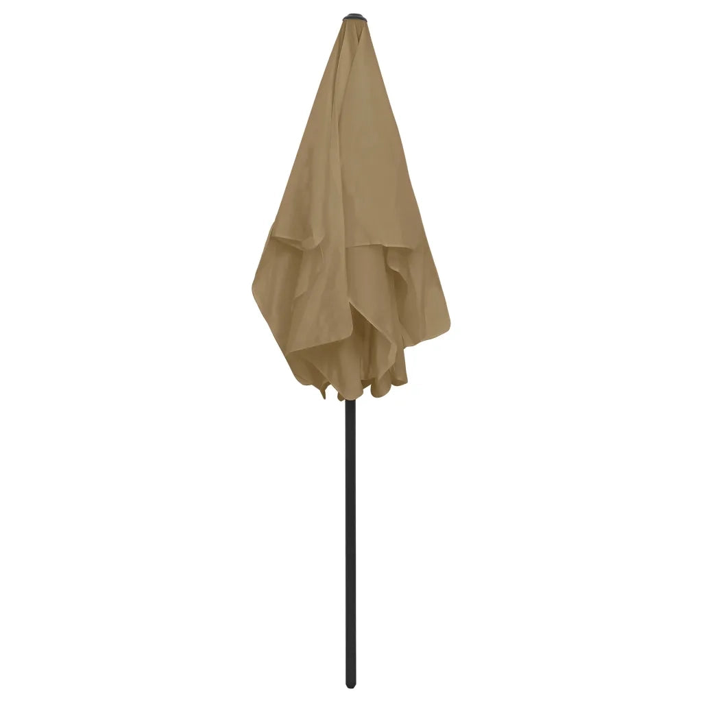 Ombrellone da Spiaggia Tortora 180x120 cm 314722