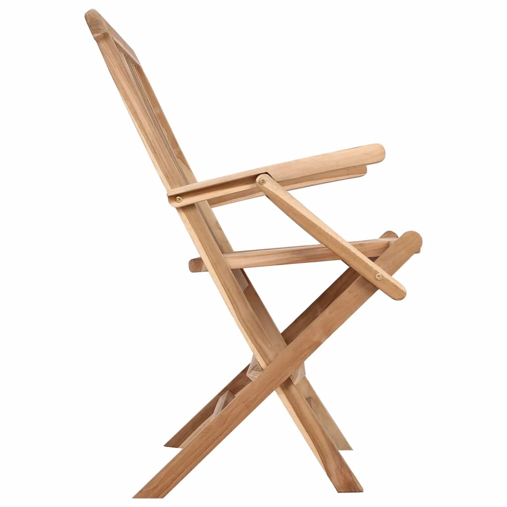 Sedia da giardino pieghevole 3 pcs Naturale 42028484