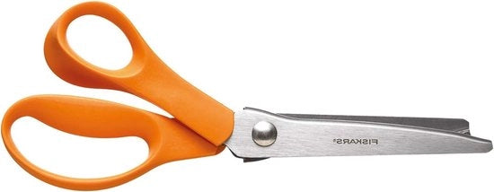 Scaletta di acciaio inox/plastica per destri, lunghezza 23 cm, colore arancione, modello 1005130