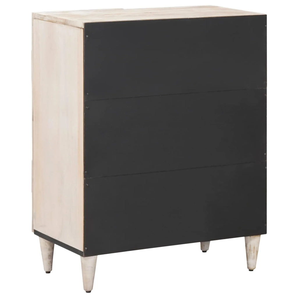 Credenza con Ripostiglio Bianco 60 x 33,5 x 75 cm