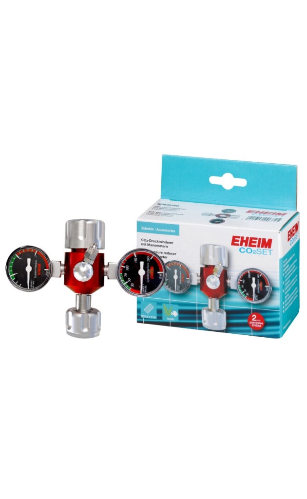 Eheim CO2 Set 400 senza bombola - kit completo con elettrovalvola, diffusore, e riduttore di pressione per bombole ricaricabili