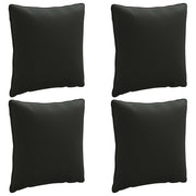 Cuscini per Schiena a 4 Pezzi PUTTEN 4 pcs 100% Poliestere Nero 945122