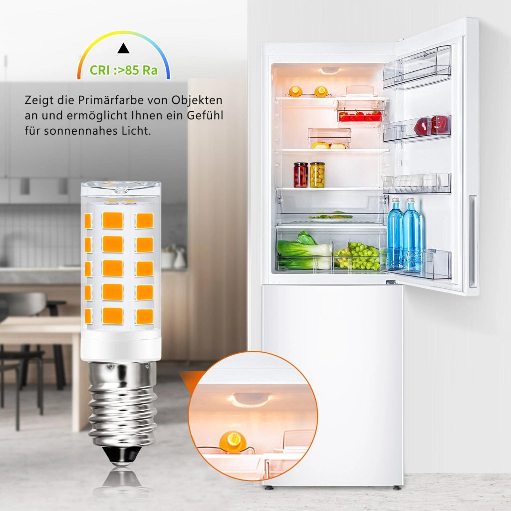 ZMH Lampadina LED E14 vintage confezione da 8 2700K vetro retrò 2,5W lampada a risparmio energetico E14 8 pezzi