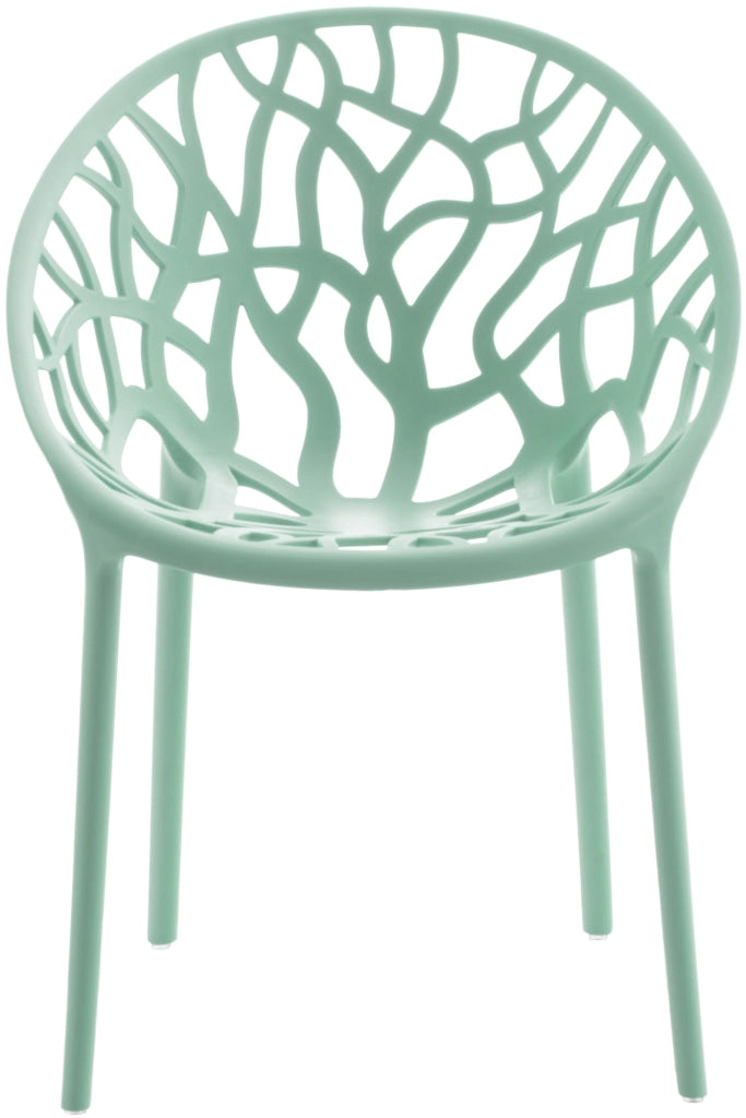 Set 4 sedie da giardino HOPE Verde chiaro