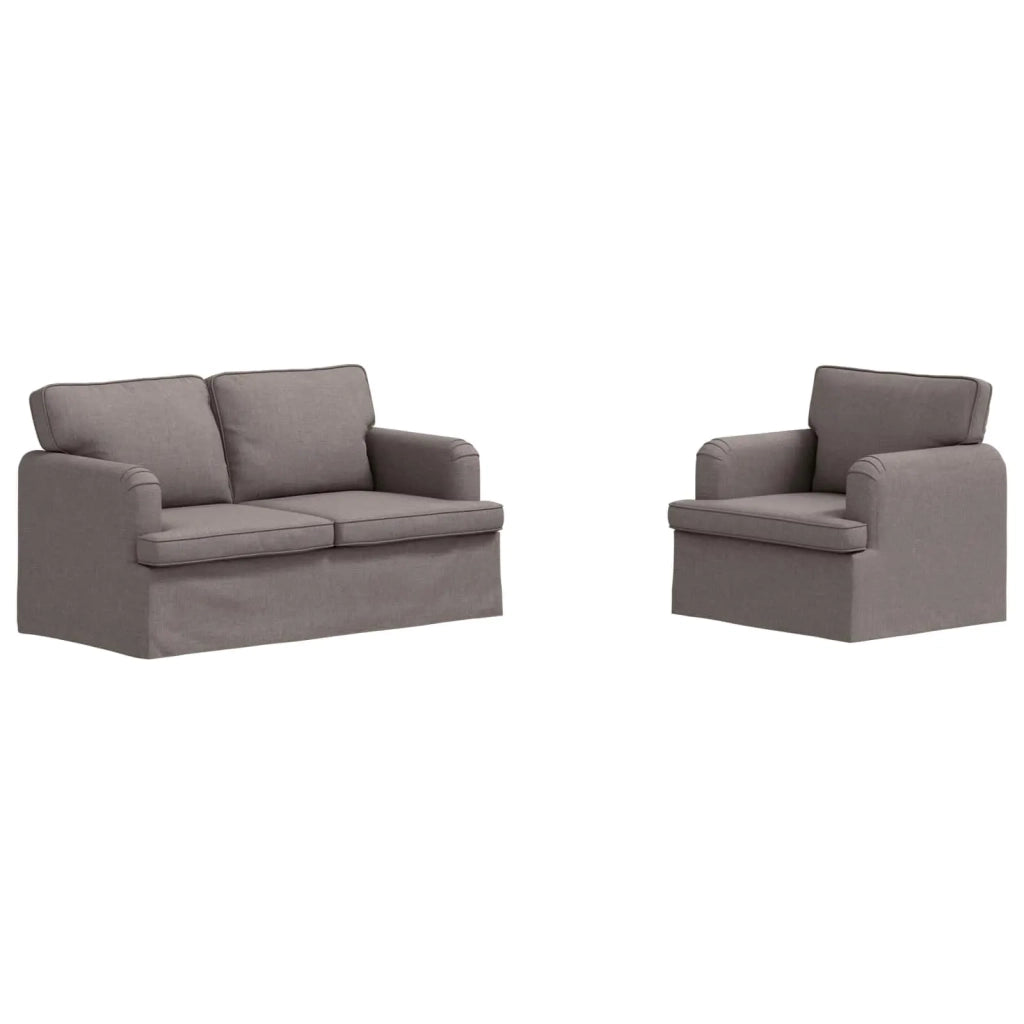 Set di divani 2 pcs Talpa 144 x 80 x 85 cm Tessuto