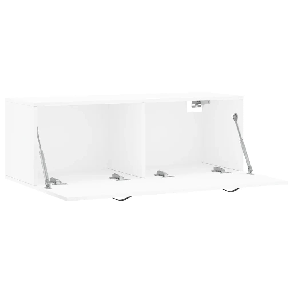 Mobile a Parete Bianco 100x36,5x35 cm in Legno Multistrato 830124