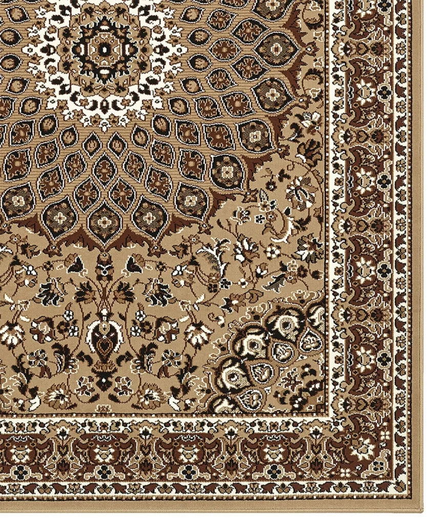 Tappeto ROYAL SHIRAZ 2082 BEIGE cm.140x210 arredo soggiorno salotto disegno moderno geometrico arredo casa