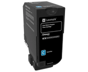 ORIGINAL Lexmark toner ciano 74C20C0 CS/CX725 ~3000 Seiten