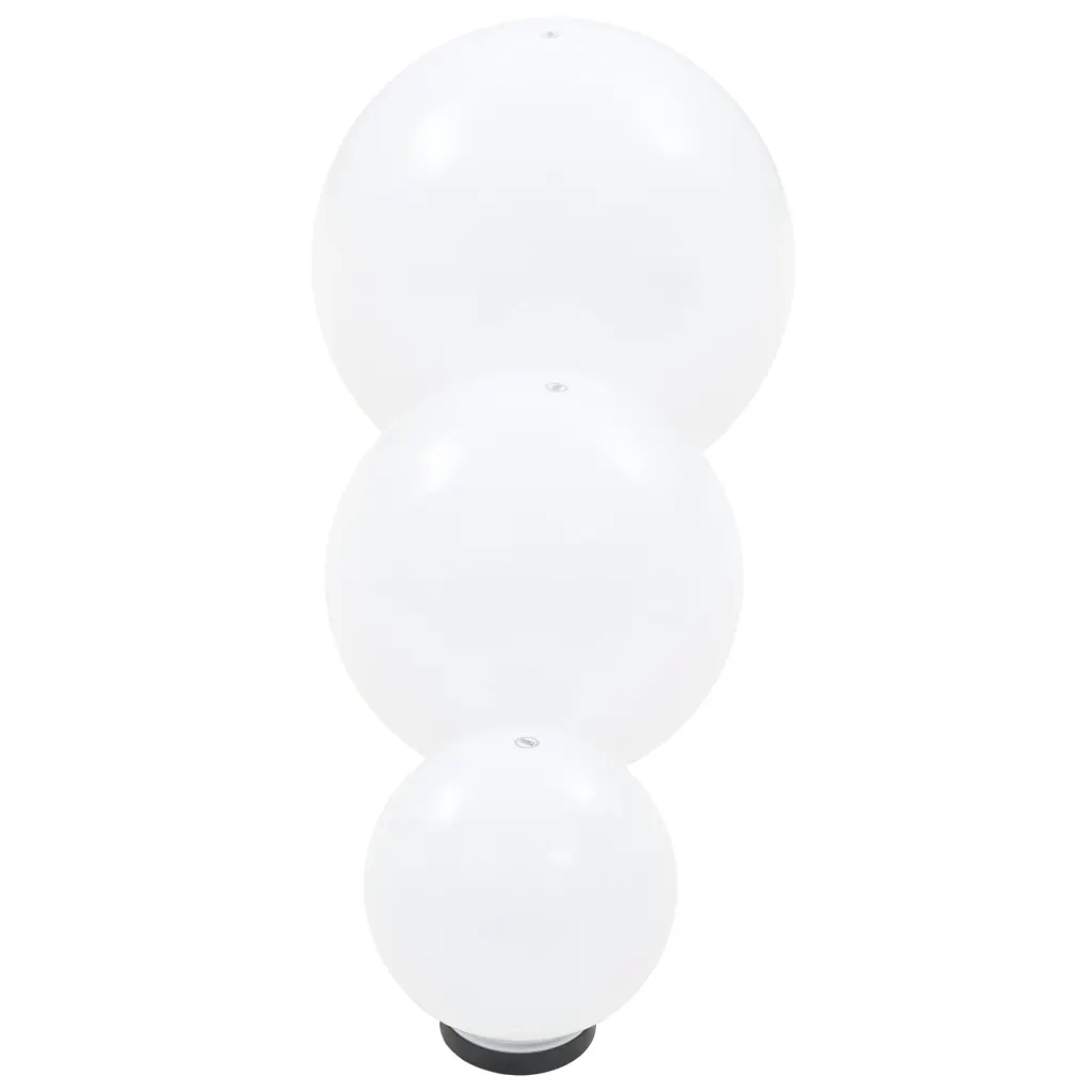 Set Lampade a LED Sferiche 6 pz 20/30/40 cm in PMMA CFW6262385