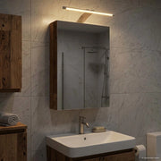 Mobiletto per specchio da bagno Legno vecchio 30 x 10,5 x 50 cm