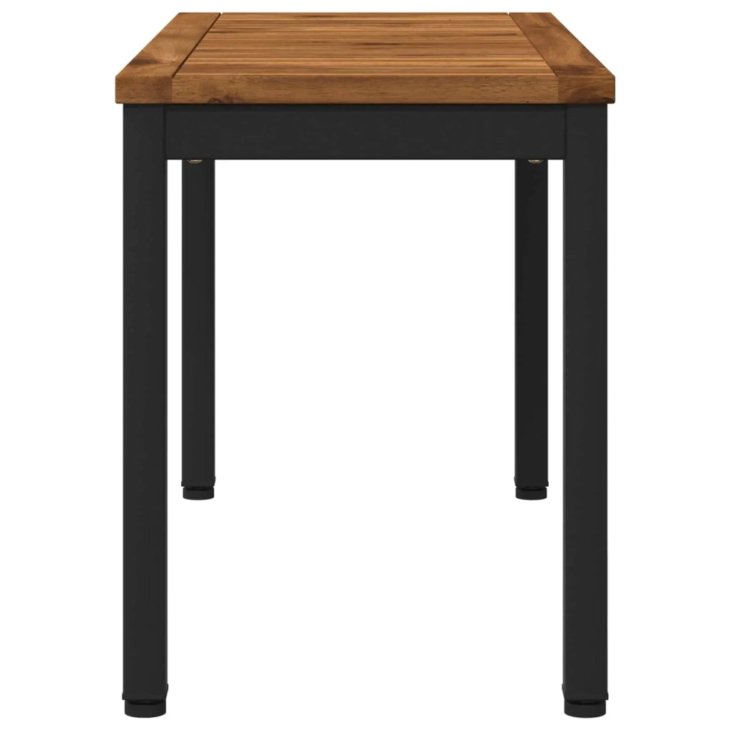 Panchina da giardino 80,5 x 35 x 45 cm Legno di Acacia Massello 901292