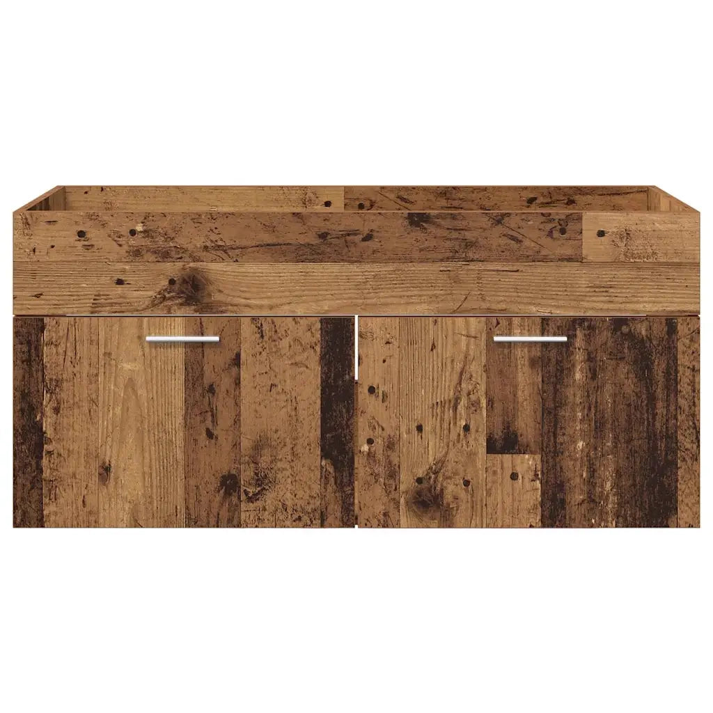 Armadio sottolavello con porta Legno vecchio Legno multistrato