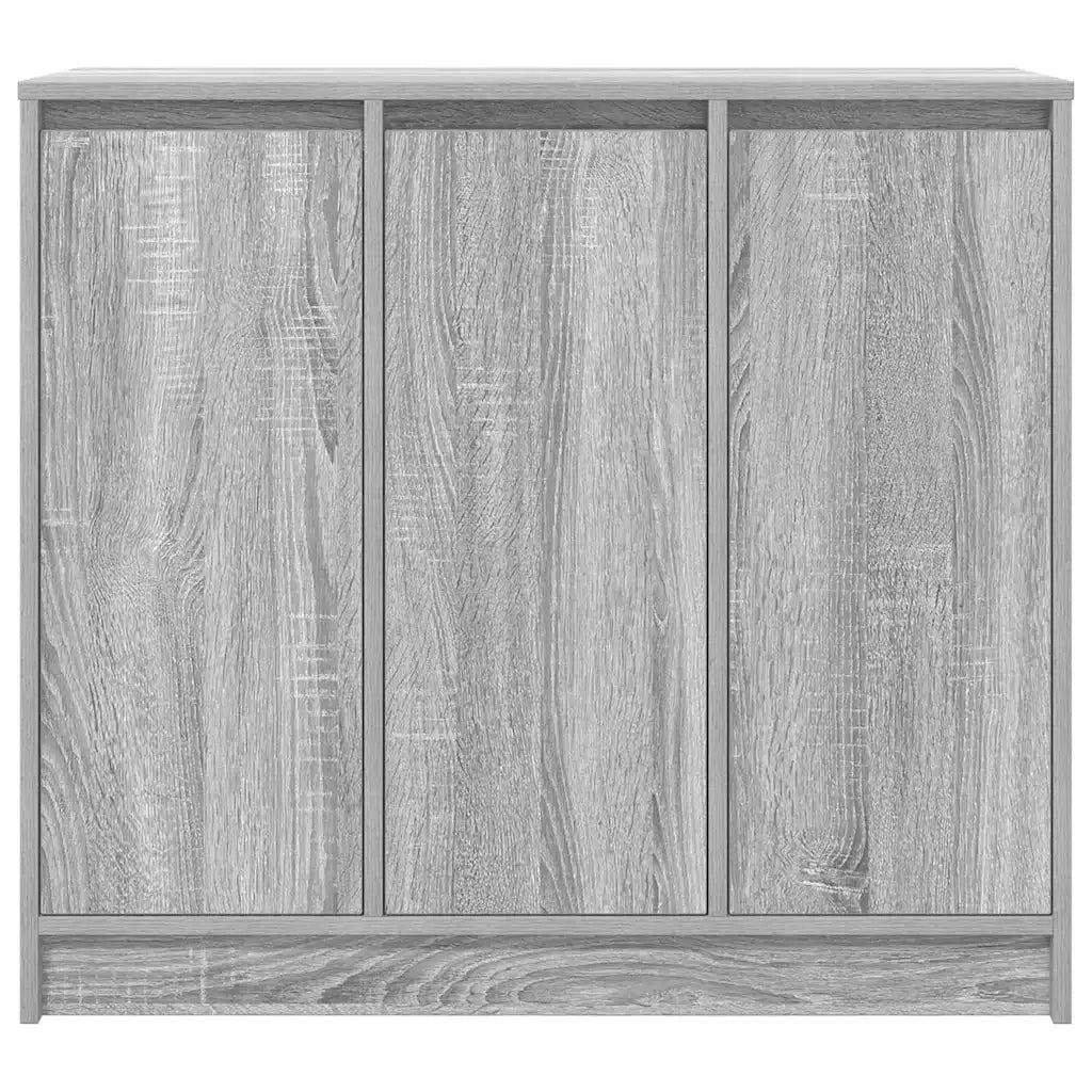 vidaXL Credenza Grigio Sonoma 85x34x76 cm in Legno Multistrato