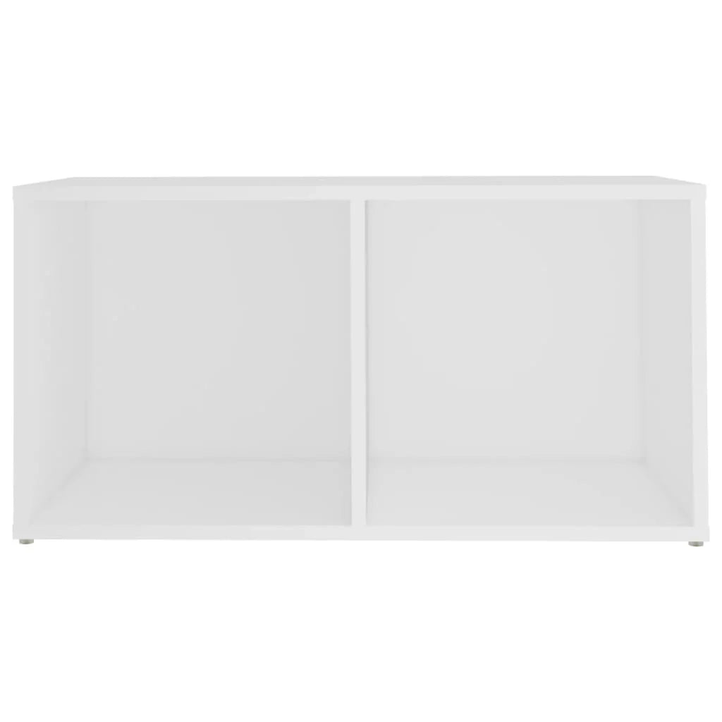 Mobile TV multimediale mensola TV credenza mobile TV sala da pranzo soggiorno camera da letto 72 x 35 x 36,5 cm legno ingegnerizzato bianco 02_0026196